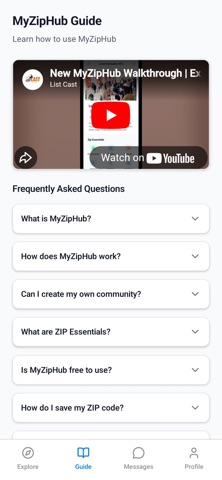 MyZipHub screenshot