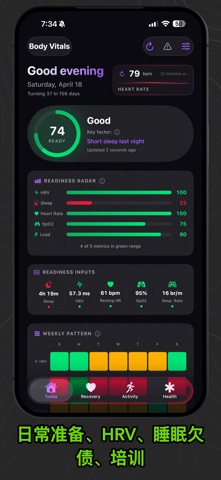 Body Vitals:Health Widgets screenshot