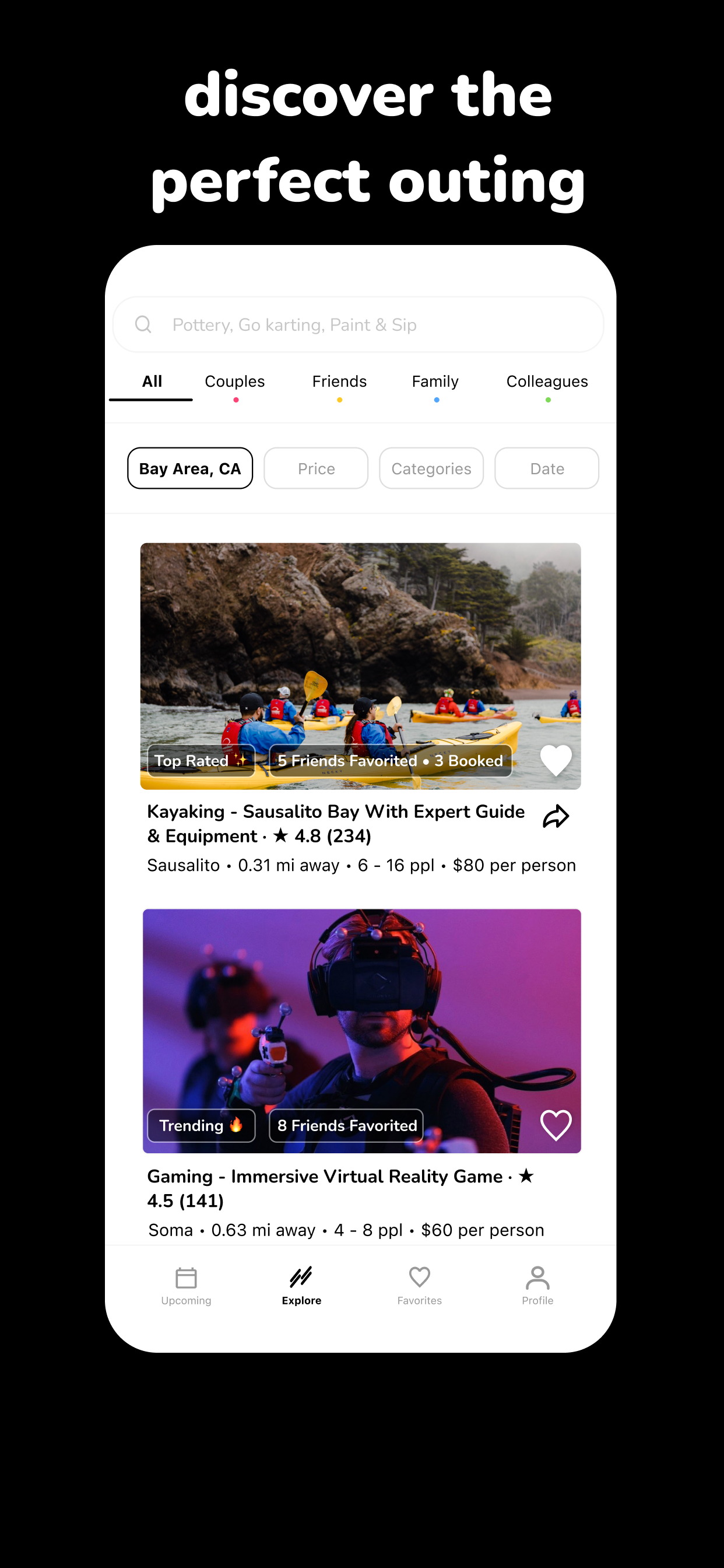 Outing: Friends & Activities screenshot 3