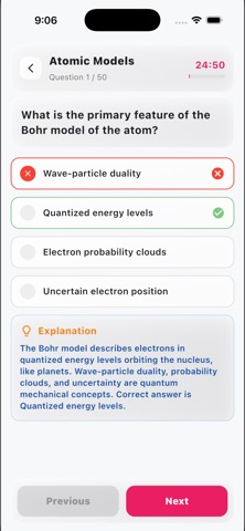 AP Chemistry Practice Pro iPhone screenshot