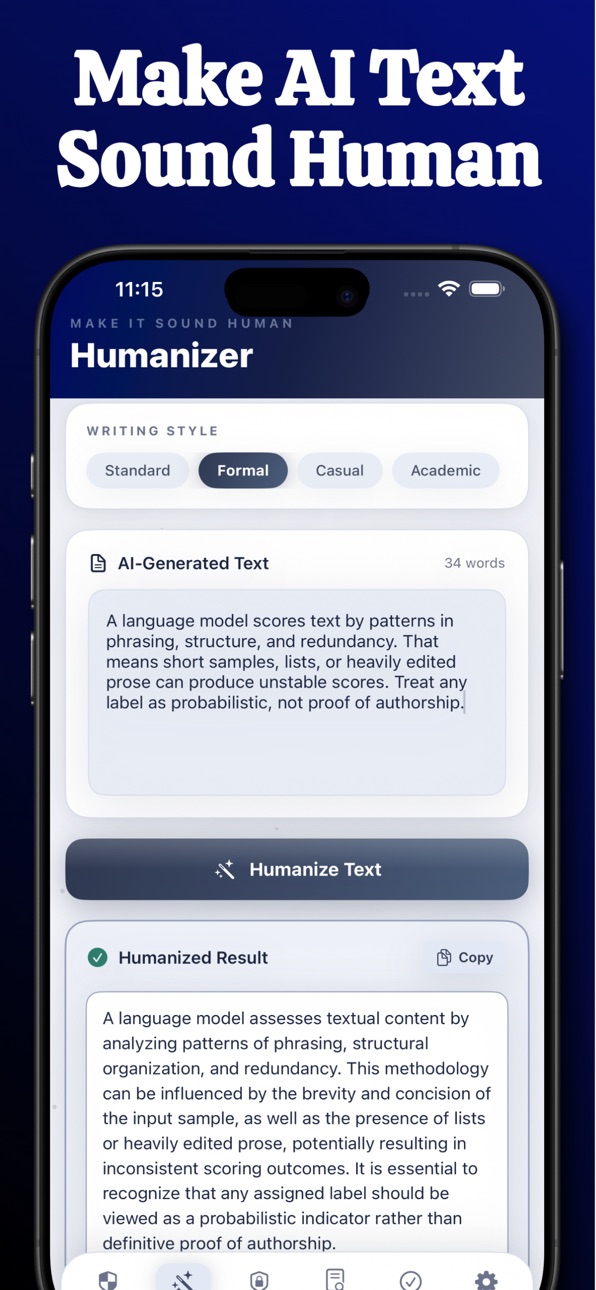 iPhone screenshot