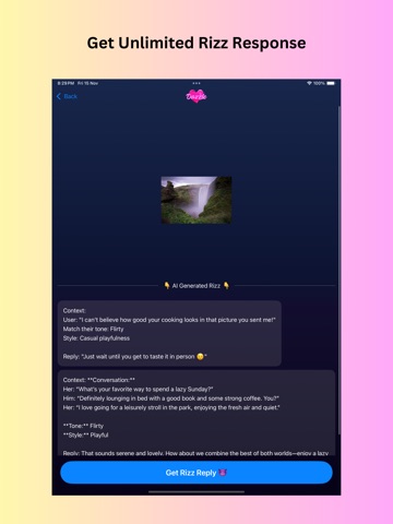 Dazzle - Your AI Photo & Rizz iPad screenshot