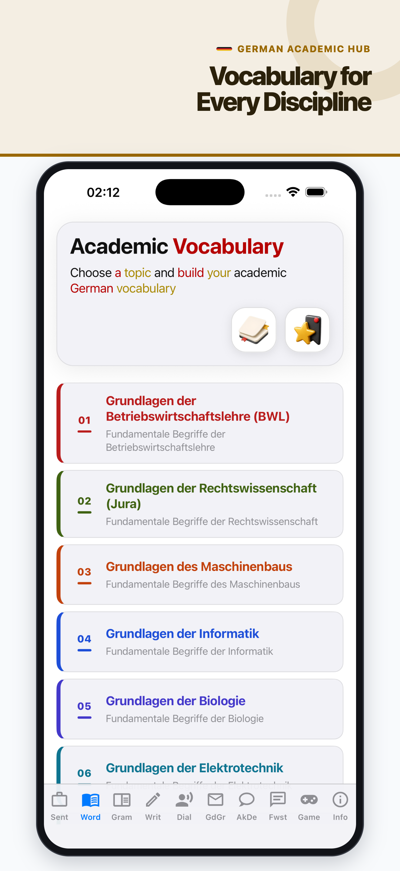 German Academic Hub screenshot 2