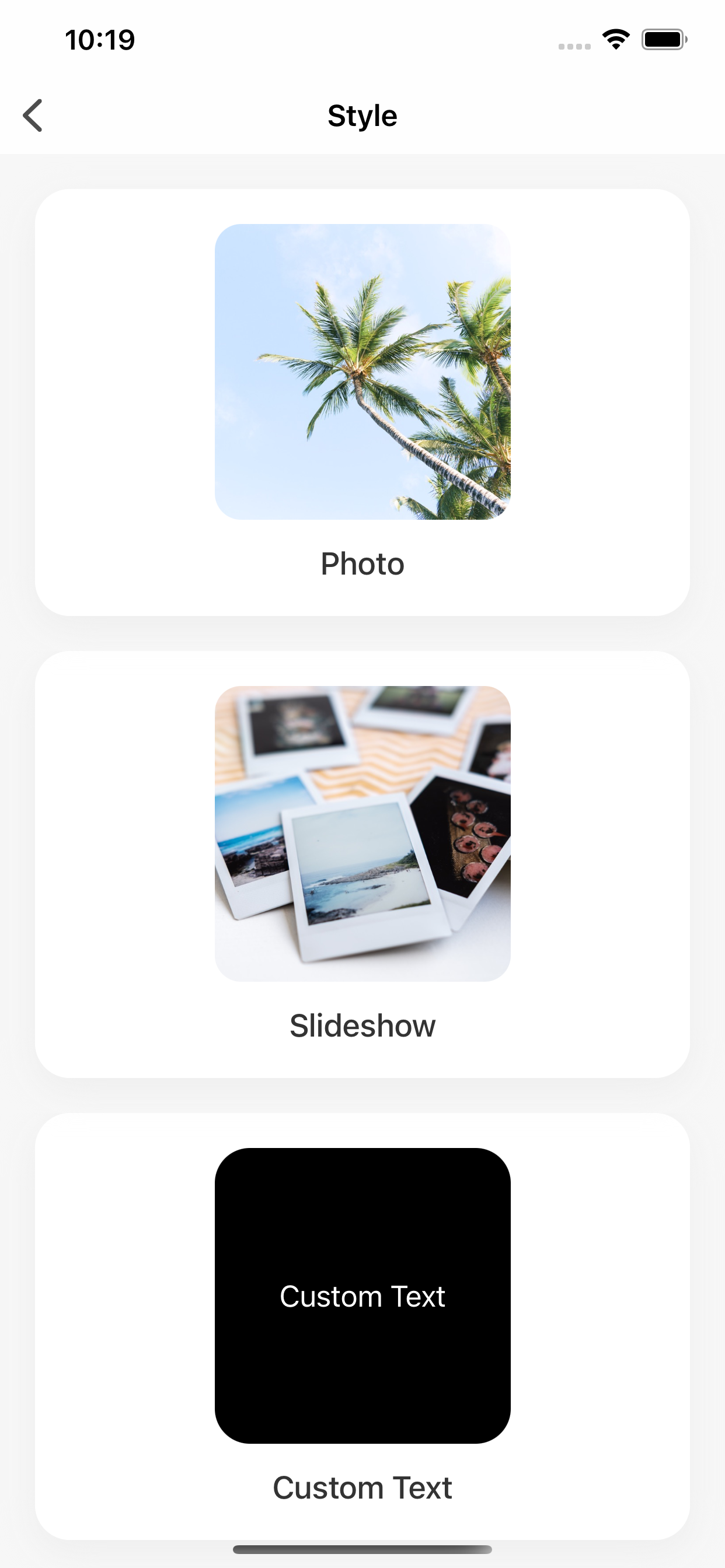 X Widget