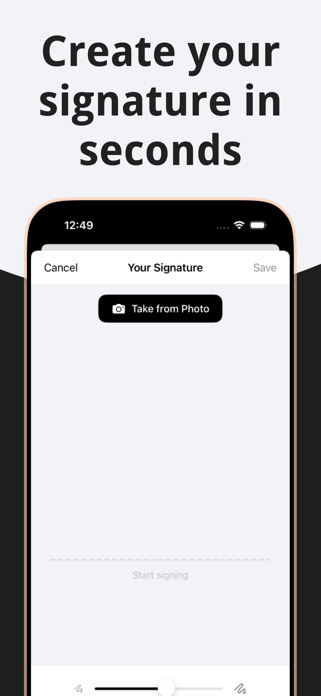 eSignly: Sign PDF Fast Screenshot 3 of 6