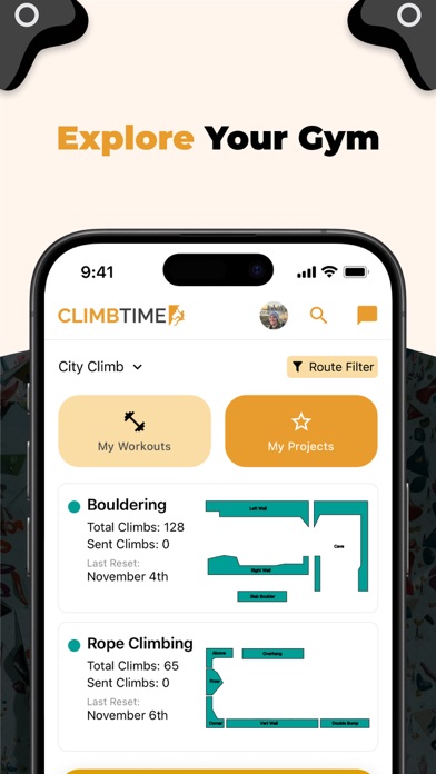 Screenshot 4 of ClimbTime – Climbing Gym App App
