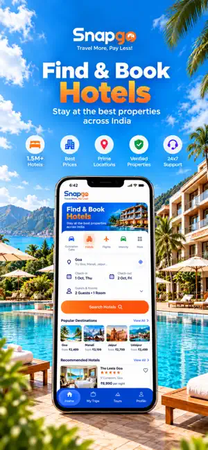 Snapgo: Cabs, Tours & Hotels screenshot 3