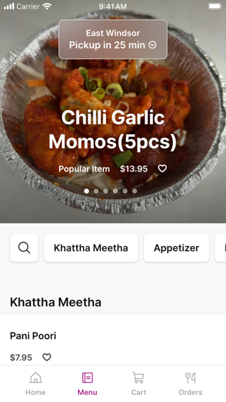 App screenshot
