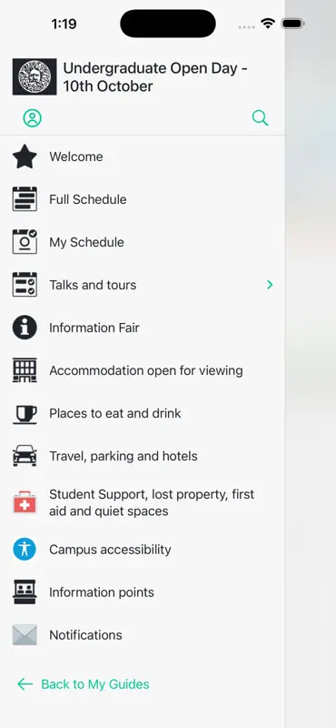 University of Bath: Guidebook screenshot 3 of 3