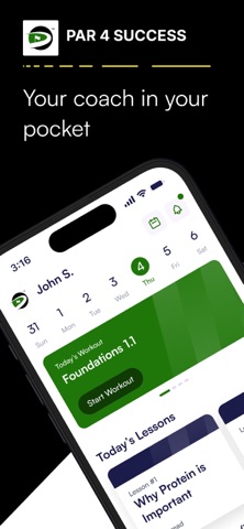 P4S Golf - Member App Screenshot 1 of 6