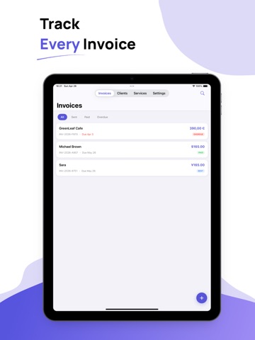 Easy Invoice Maker:Invoice Man iPad screenshot