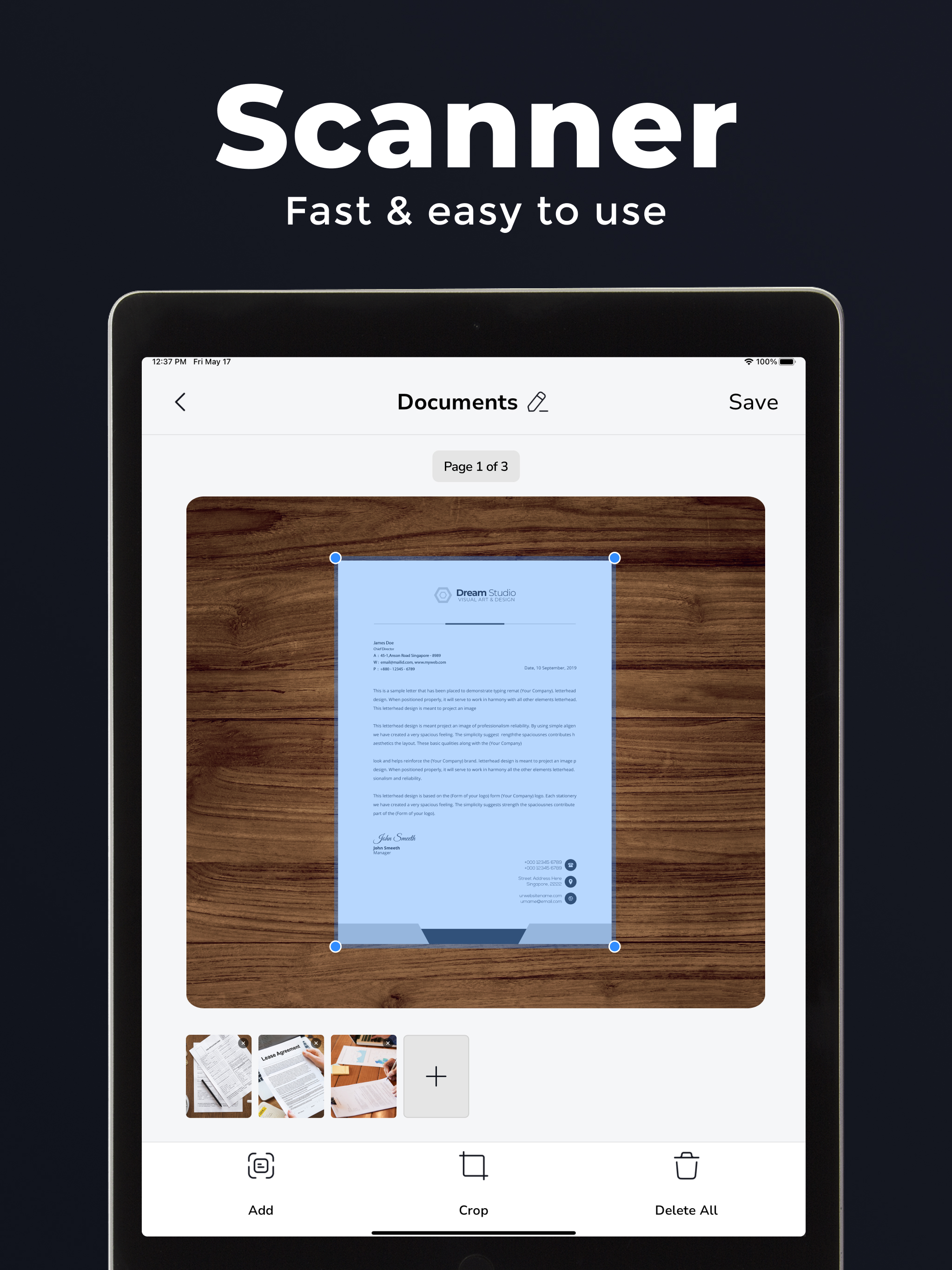 PDF scanner - docscan,fotoscan
