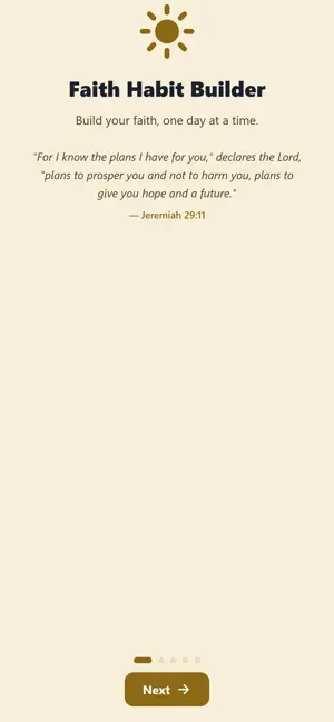 Faith Habit Builder screenshot 1