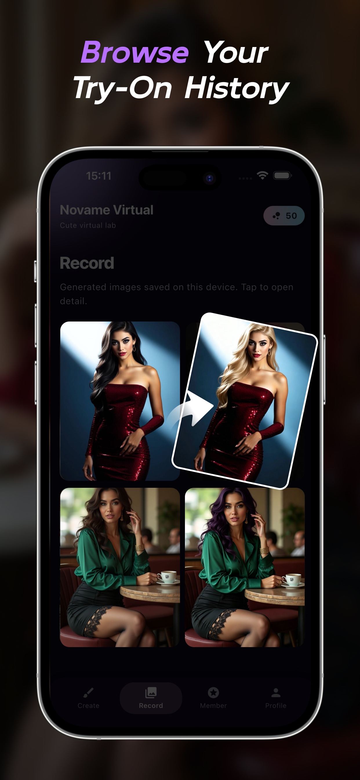 Novame -AI Hair Studio screenshot 3