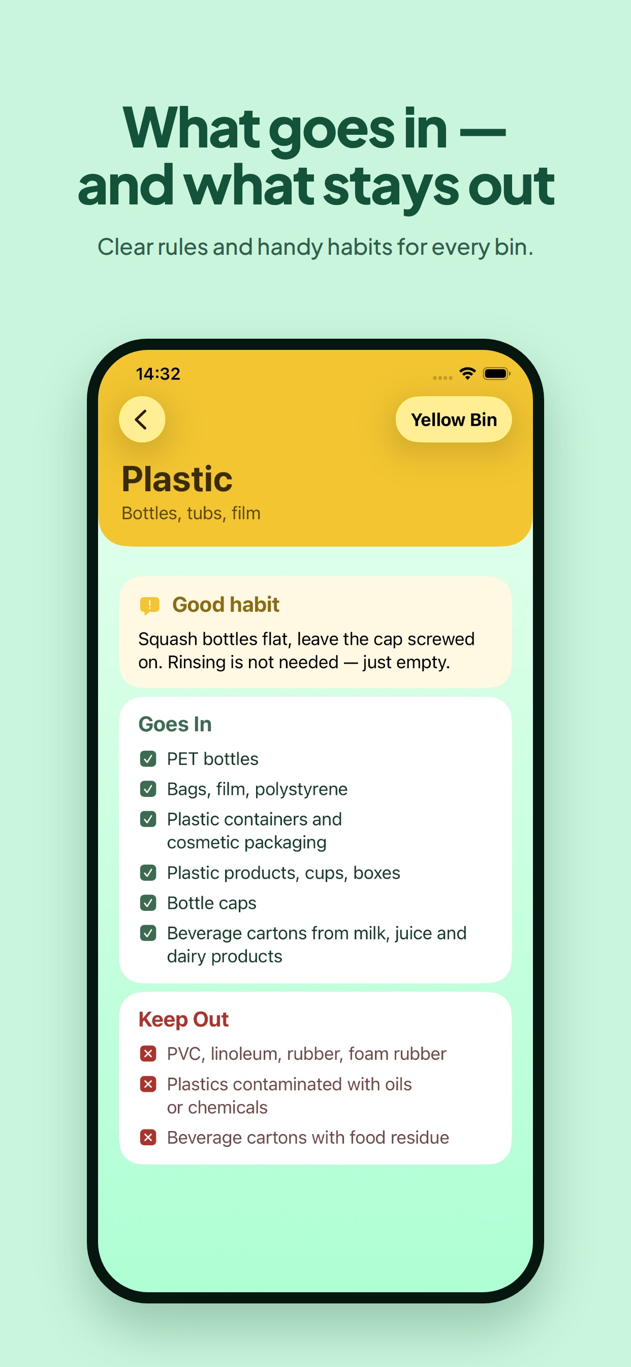 Screenshot 3 of Sorto Recycling Guide