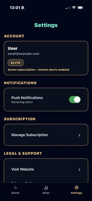 Smart Money - Racing Alerts screenshot 3