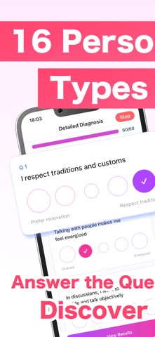 16 Type Personality ~ MyChara screenshot