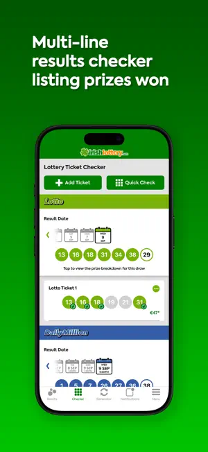 Irish Lottery - Results screenshot 4