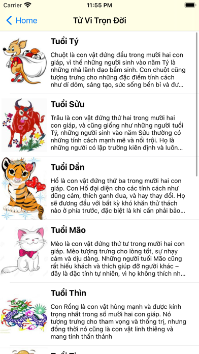 Tử Vi 2025 - Đông Tây Screenshot