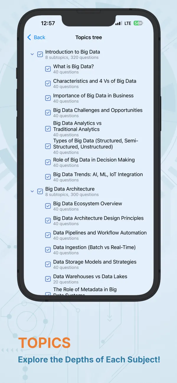 Screenshot #2 pour Big Data Knowledge Test
