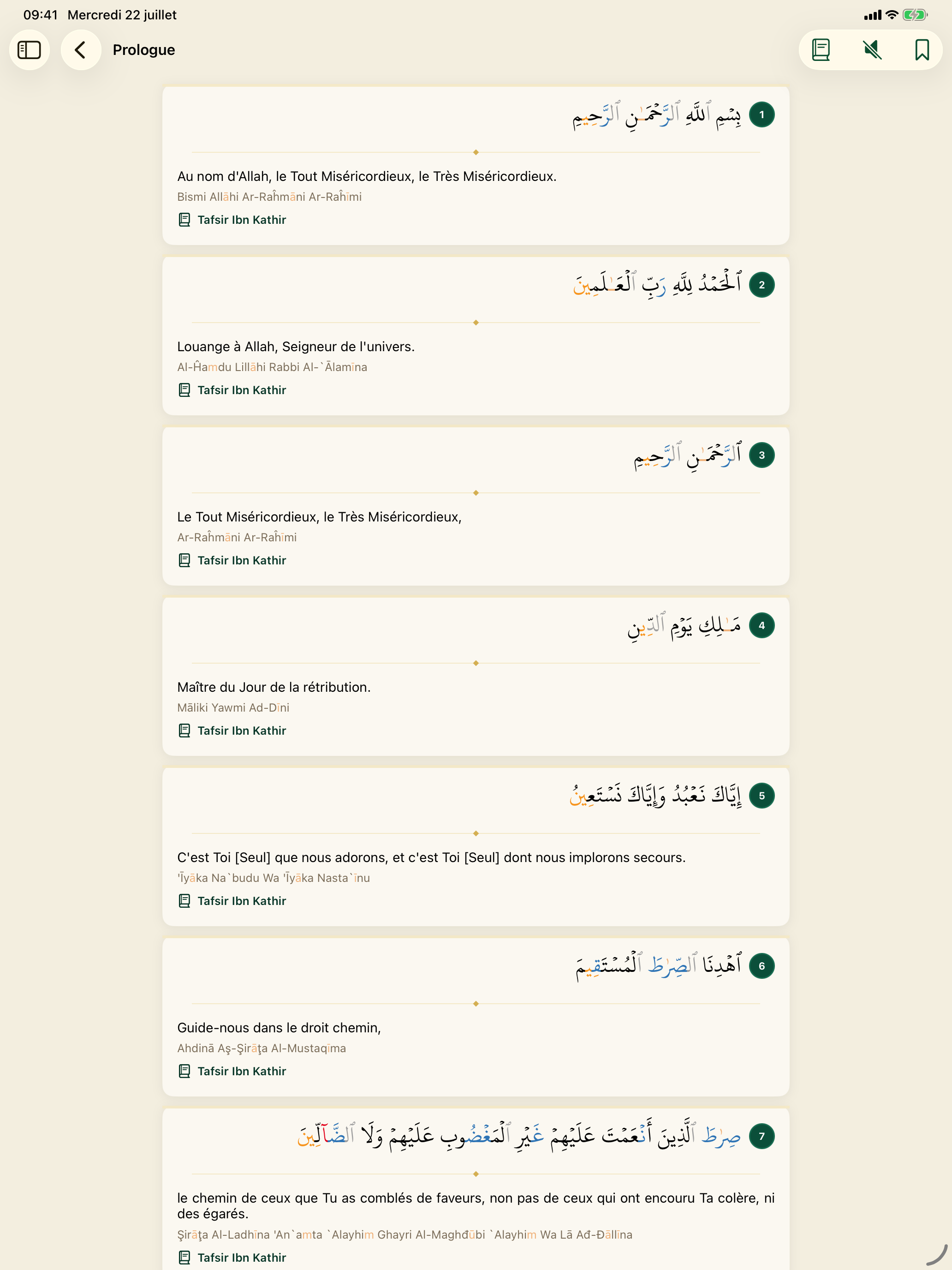 Coran Audio mp3 Pro : Français screenshot 13