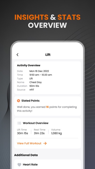 Slated Workout Tracker Gym Log Screenshot