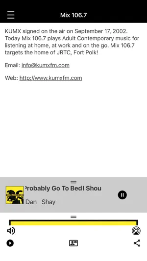 KUMX Mix 106.7 FM screenshot 3