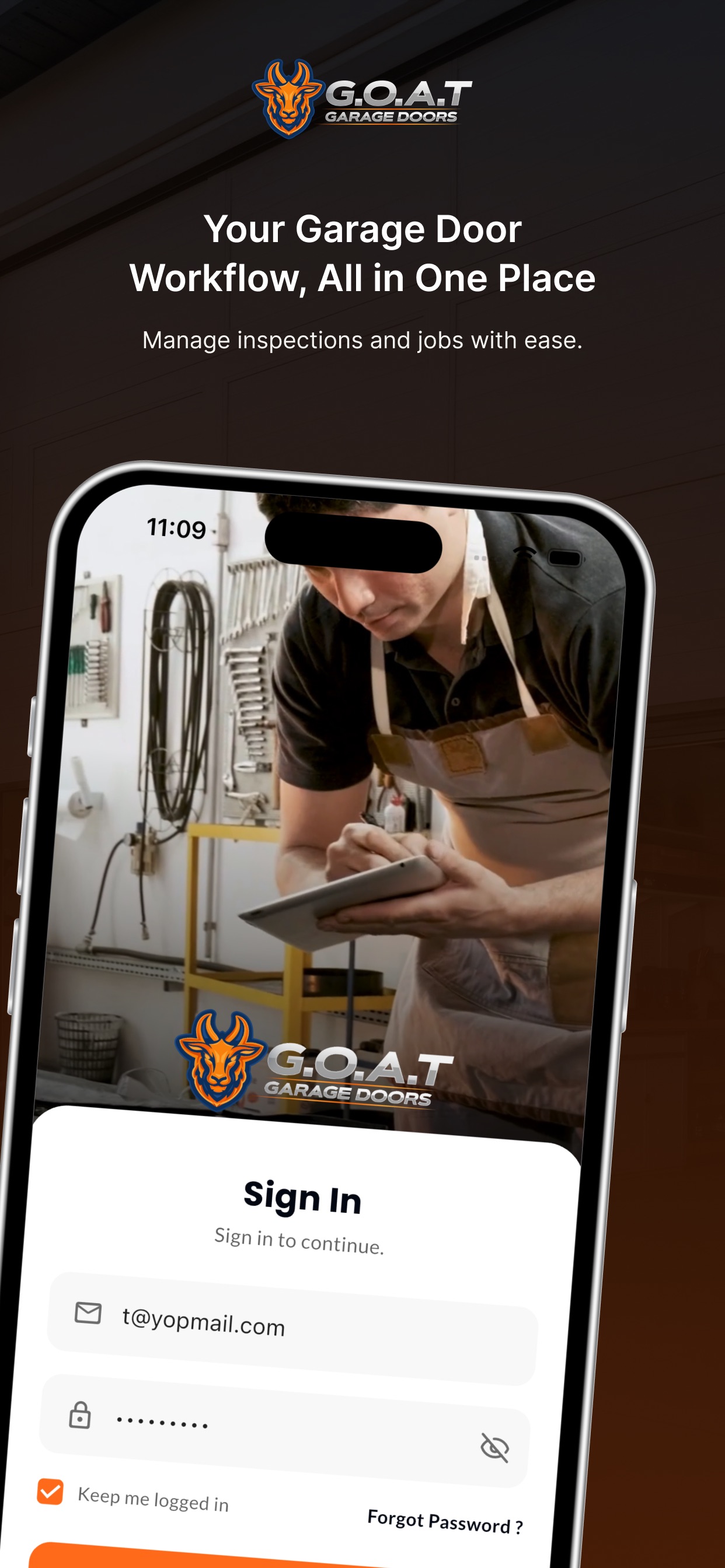 Screenshot 1 of Goat Garage Doors