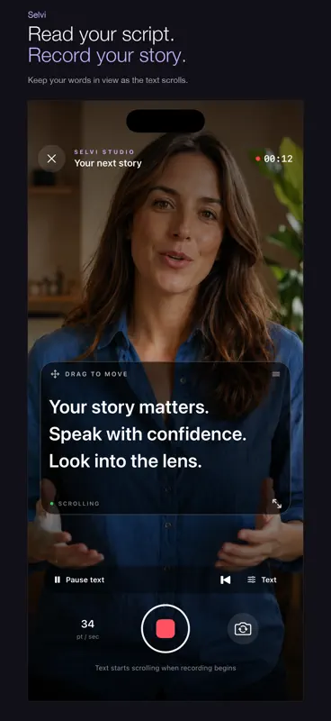 Selvi - Teleprompter Camera screenshot 1 of 3