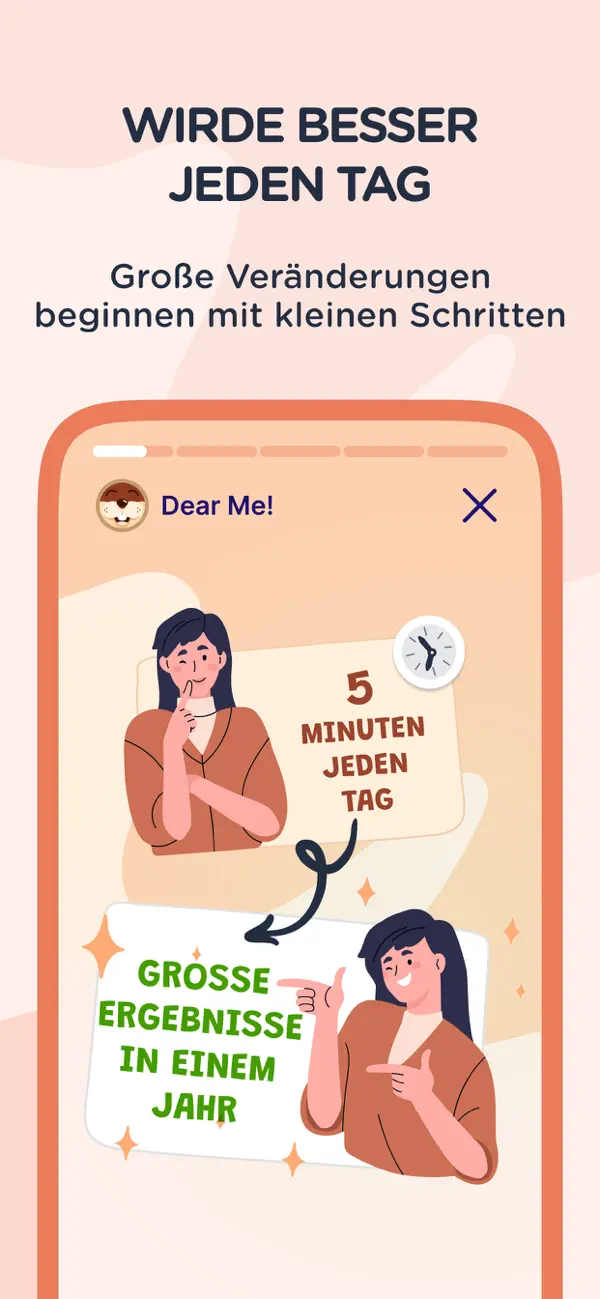 Dear Me: Tagesroutineplaner iPhone App Screenshot 10 – Gesundheit & Fitness
