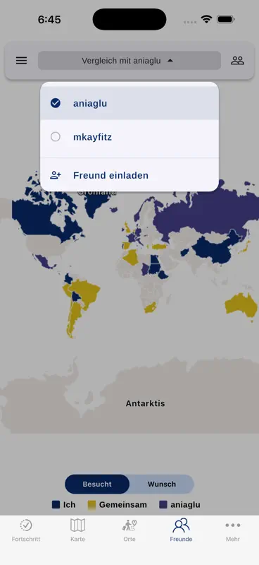 Visited Travel: Mapa de Viagem screenshot 5 of 10