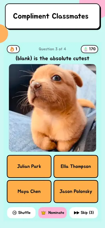 Valid - Compliment Classmates screenshot 3 of 7