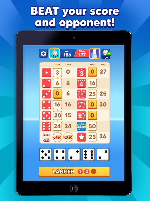 Yatzy Royal - Dice Game iPad screenshot 4 - Games app