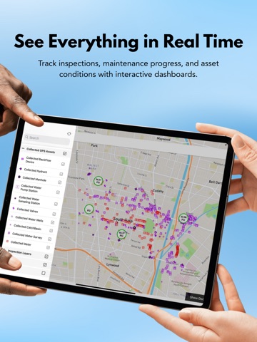GeoViewer Mobile iPad screenshot