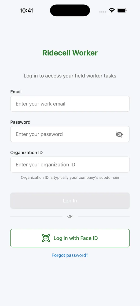 Screenshot #1 pour Ridecell Fleet Ops Worker