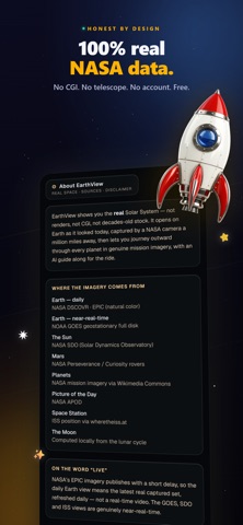 EarthView: Live Solar System iPhone screenshot