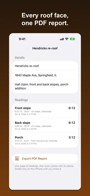 Roof Pitch Finder & Gauge screenshot 2