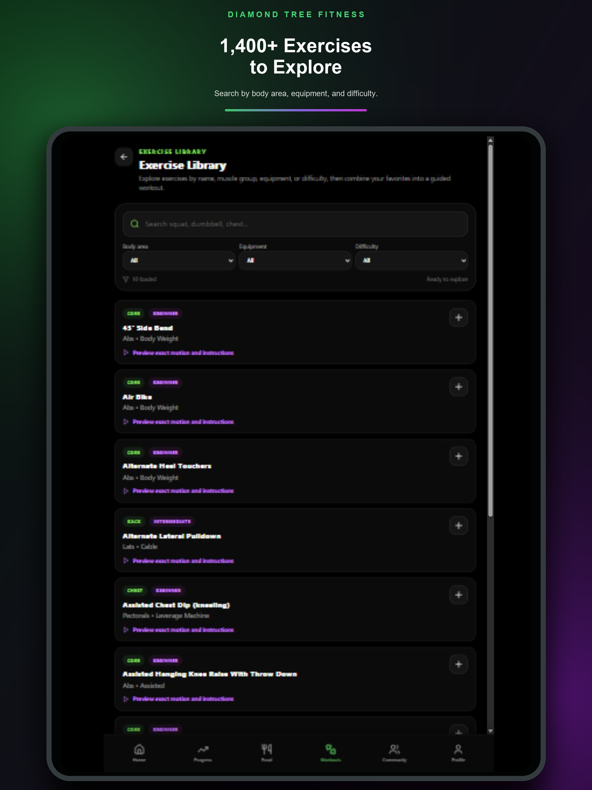 Diamond Tree Fitness screenshot 19