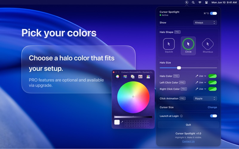 App screenshot