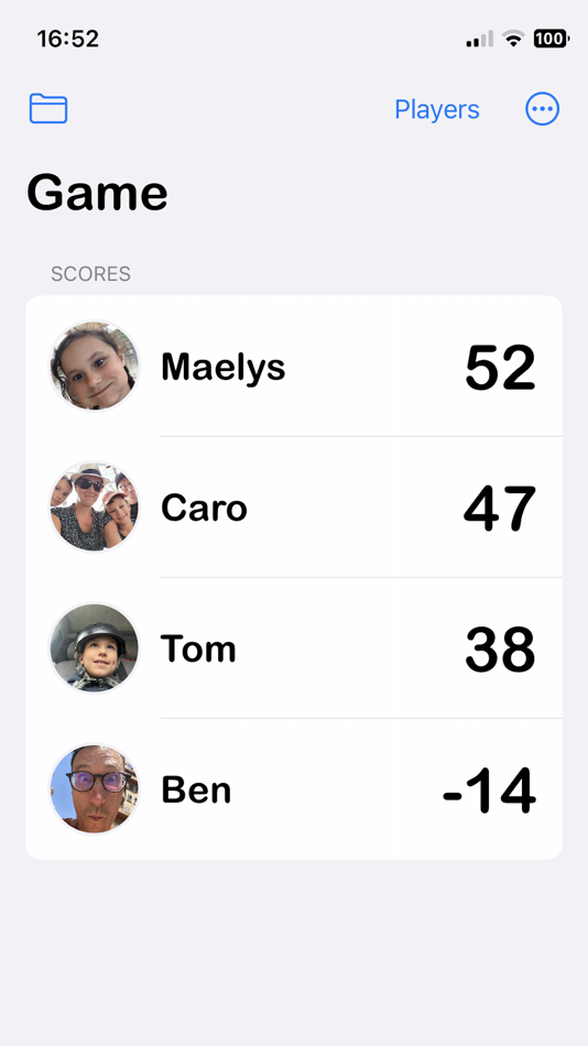 #1. iScore : simple score keeper (iOS) 게시자: Benjamin McMurrich