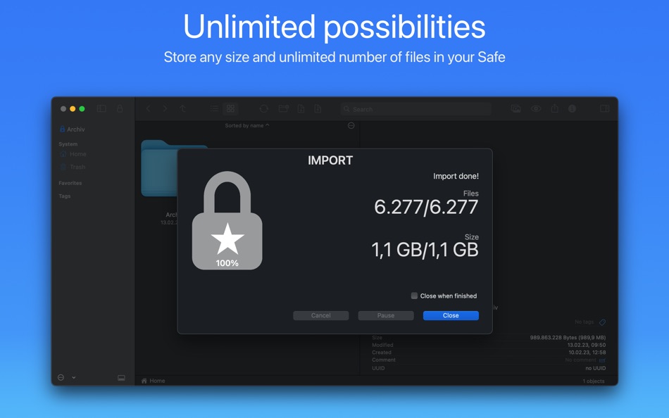 #9. Simpleum Safe 3 - Encryption (macOS) Podle: Simpleum Media GmbH