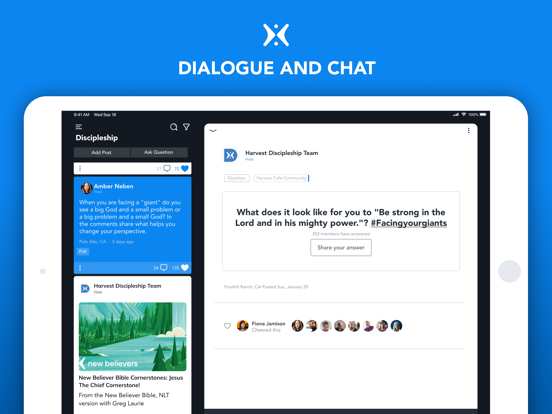 Harvest Discipleship iPad screenshot 3 - Lifestyle app