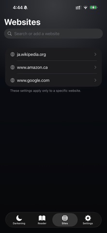 Moonflower: Dark Mode & Reader iPhone screenshot