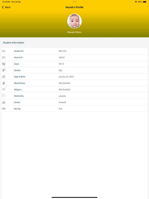 SBAS Parent Application iPad screenshot 4 - Utilities app