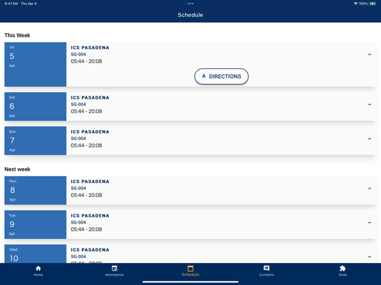App screenshot