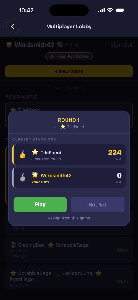 Word Scourge screenshot 5