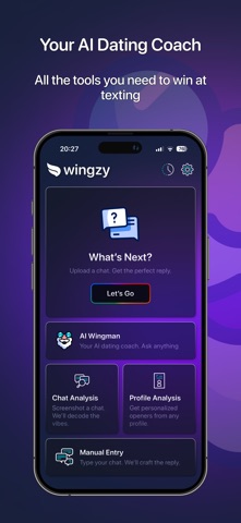 Wingzy iPhone screenshot