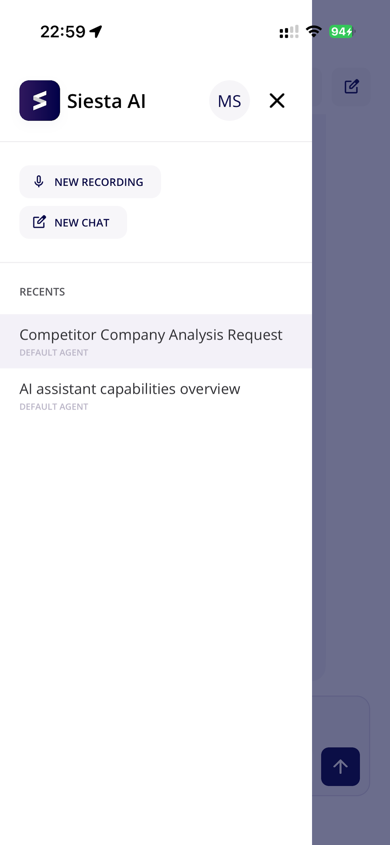Siesta Ai app screenshot 6