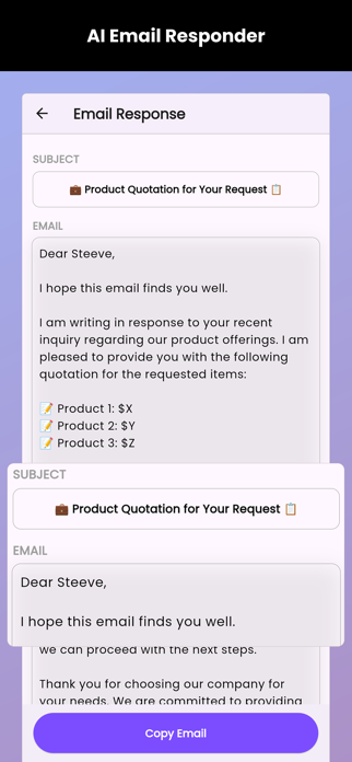 WriteMail - Ai Email Assistant Screenshot 3 of 8