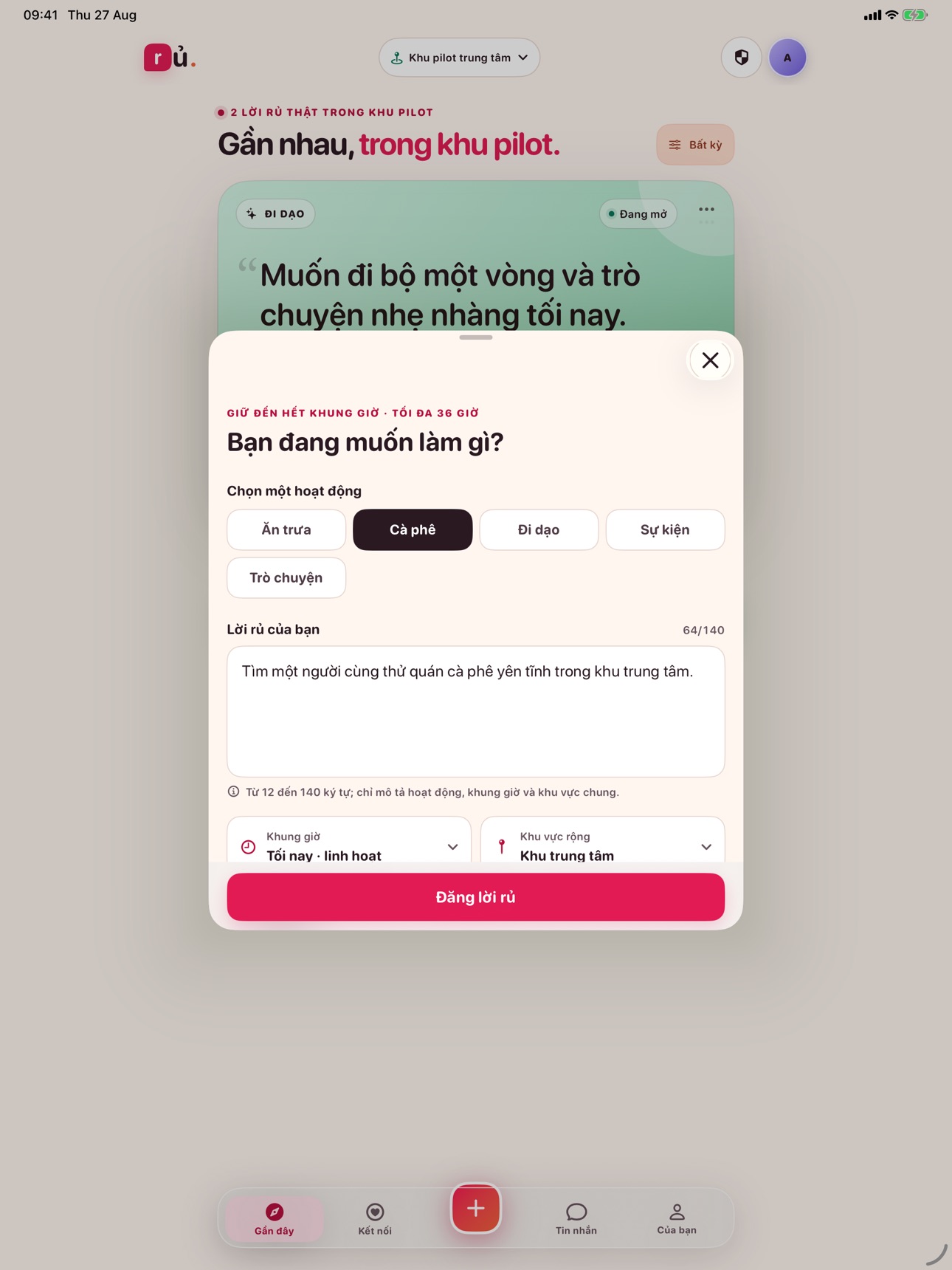 Screenshot 8 of Rủ — Mở lời trước, reveal sau